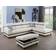 Golden Furniture Faux Leather Sectional White Sofa