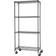 Trinity PRO Black Anthracite Shelving System 36x77"