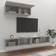 vidaXL 3114481 Concrete Grey TV-bänk 200x30cm 3st
