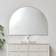 Melody Maison Large Arched Gold Wall Mirror 120x90cm