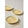 Lemon tallerken 4-pak Gul/hvid Flad tallerken 27cm 4stk