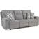 Ashley Biscoe Pewter Power Black/Gray Sofa 88" 3 Seater