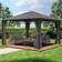 Toolport 4x4m, hardtop havepavillon, 4