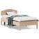 vidaXL Solid Pine with Headboard Bettrahmen 95.5x195.5cm