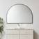 Melody Maison Arched Black Wall Mirror 120x90cm