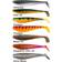 Fox rage gumov nstraha zander pro shad fire tiger 10 cm
