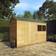 Mercia Garden Products 6 x 10ft Overlap Reverse Apex Shed (Building Area 5 m²)