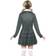 Smiffys Braves School Girl Costume with Shirt Skirt Blazer and Marabou