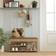 SoBuy Modern Hallway Bamboo Grey/Natural Skostativ 86x45cm