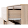 SECONIQUE Malvern Oak Chest of Drawer 122x100cm