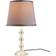 Homcom Crystallite Grey Table Lamp 40cm