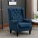 Homcom Retro Tufted Club Blue Armchair 102cm