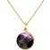 C. W. Sellors Zodiac Aries Round Necklace - Gold/Purple