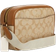 Coach Jamie Camera Bag In Signature Canvas With Stripe - Im/Light Khaki/Chalk Lt Saddle