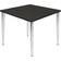 Regency Kahlo Ash Grey/ Chrome Writing Desk 14.2x14.2"