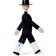 Kay Bojesen Norwegian Bunad Man Black/White Dekorationsfigur 20.5cm