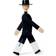 Kay Bojesen Norwegian Bunad Man Black/White Prydnadsfigur 20.5cm