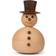 Spring Copenhagen The Snowman Brown Dekorationsfigur 14cm