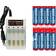Fijila AA 9800 mAh Battery + 1pcs 4-Cell Charger