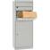 MEFA Maple Parcel Box 661 Ruko Lock - White