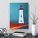 Breakwater Bay Lighthouse Vol.2 Multicolour Framed Art 40x60cm