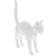 Seletti Jobby the Cat - White Bordlampe 46cm