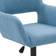 Orren Ellis Ludewig Light Blue Office Chair 33"