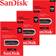 SanDisk Ceuzer Glide CZ600 USB-hukommelse, 128GB, USB 3.0