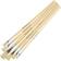 Major Brushes Hog Bristle Long Flat Brushes 6-pack