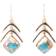 Barse Arrows Matrix Drop Earrings - Gold/Black/Multicolour