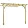 Wall Mounted Garden Pergola 1.8x1.8 m