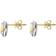 C. W. Sellors Pear Cut Cluster Stud Earrings - White Gold/Gold/Opal/Diamonds