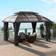 OutSunny Double Roof Gazebo 4x3 m