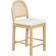 Nathan James Bailey Warm Pine-Cream Bar Stool 98.6cm