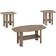 Monarch Specialties Transitional Dark Taupe Coffee Table 21.5x35.5" 3