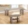 Monarch Specialties Transitional Dark Taupe Coffee Table 21.5x35.5" 3