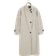 River Island Funnel Neck Longline Coat - Beige