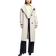 River Island Funnel Neck Longline Coat - Beige