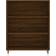 vidaXL Engineered Wood Brown Oak Bücherregal 90cm