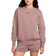 Nike Phoenix Fleece Oversized Crew Sweatshirt - Smokey Mauve/Black