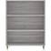 vidaXL Engineered Wood Gray Sonoma Oak Bogreol 90cm