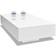 vidaXL 244021 High Gloss White Soffbord 55.1x115.1cm