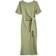 On 34th Women's Crewneck Wrap Tie Dress - Olivine