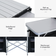 OutSunny Multi-Storage Portable Camping Kitchen with Heat-Resistant Tabletops and Bag