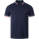 Fred Perry Twin Tipped Polo Shirt - Navy/Snow White/Burnt Red