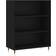 vidaXL Engineered Wood Black Bokhylla 90cm