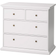 Tvilum Paris White Chest of Drawer 96x86.9cm