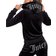 Juicy Couture Diamante Logo Velour Full Zip Hoodie - Black