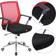 Songmics Swivel Red Chaise de bureau 102cm