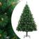 vidaXL Hinged Green/Yellow Christmas Tree 120cm